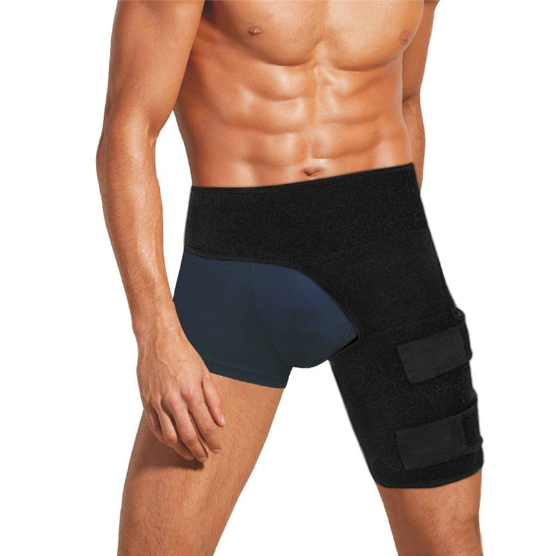 Groin Brace & Hip Flexor Compression Spica for Strains, Pulls and Inguinal Support