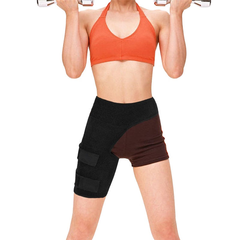 Groin Brace & Hip Flexor Compression Spica for Strains, Pulls and Inguinal Support